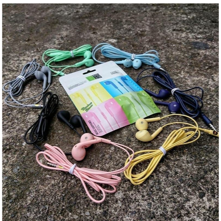 ITSTORE Handsfree Macaron U19 / Earphone U-19 Music Stereo Mic Microphone Headset