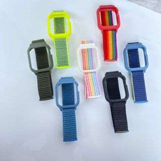 ( SS ) STRAP SMARTWATCH STRAP NYLON KANVAS+PELINDUNG BODY