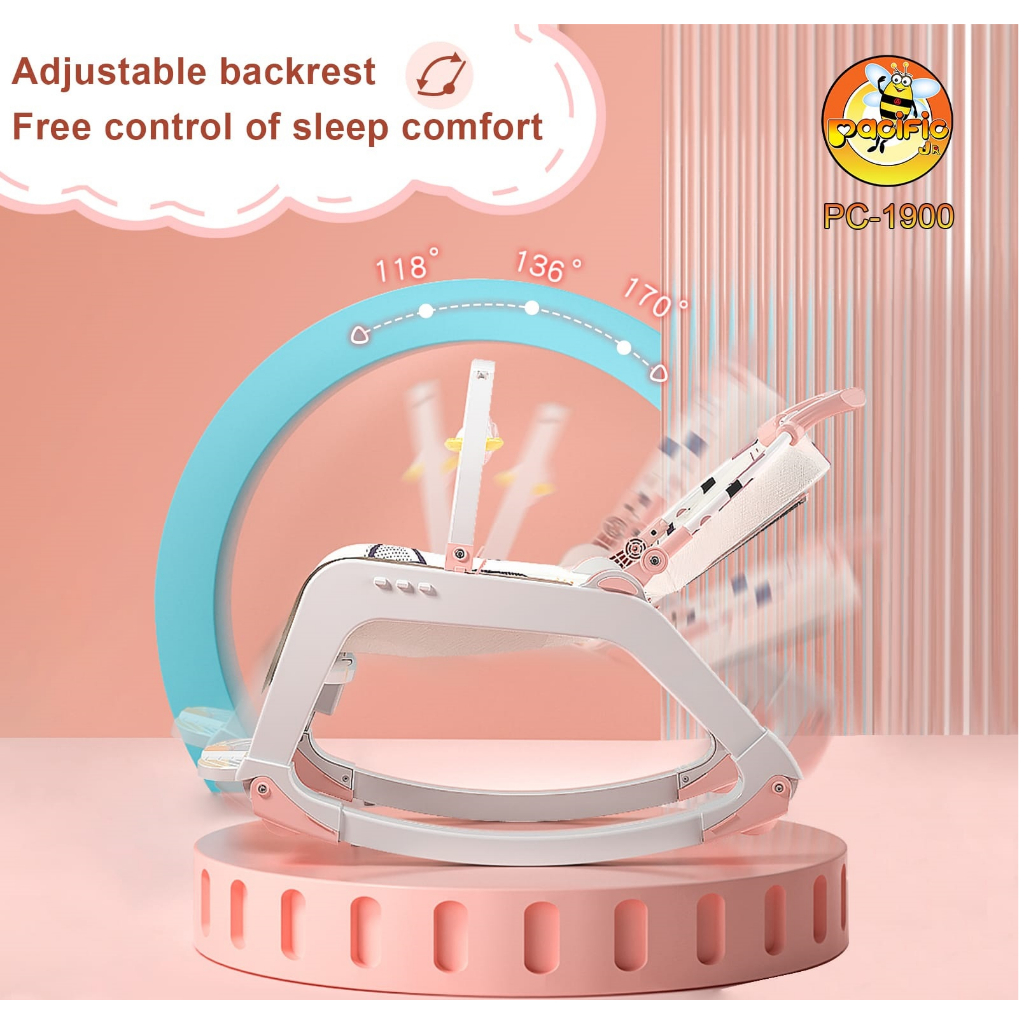 Bouncer Kursi Ayun Bayi Pacific PC 1900 Baby Multifunctional Rocking