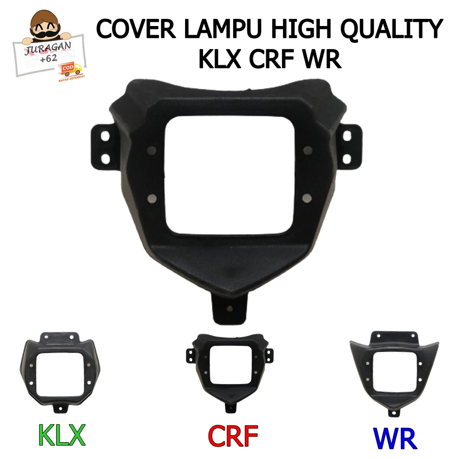 COVER LAMPU KLX CRF WR BATOK CASING HEADLAMP CRF150L WWR155 CARBON