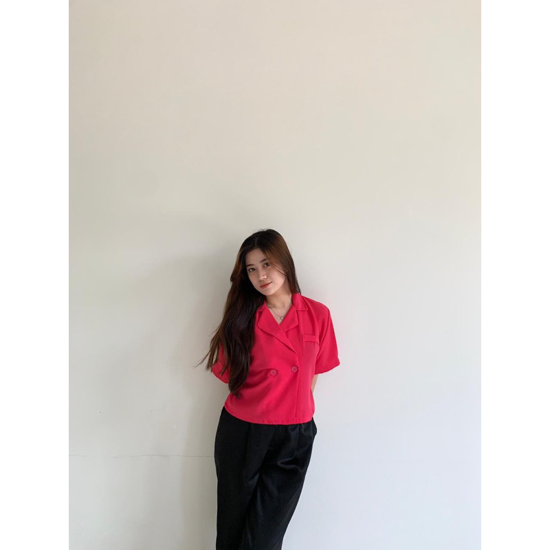 Korean Classy Blazer Top