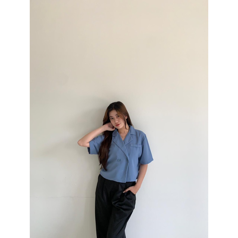 Korean Classy Blazer Top