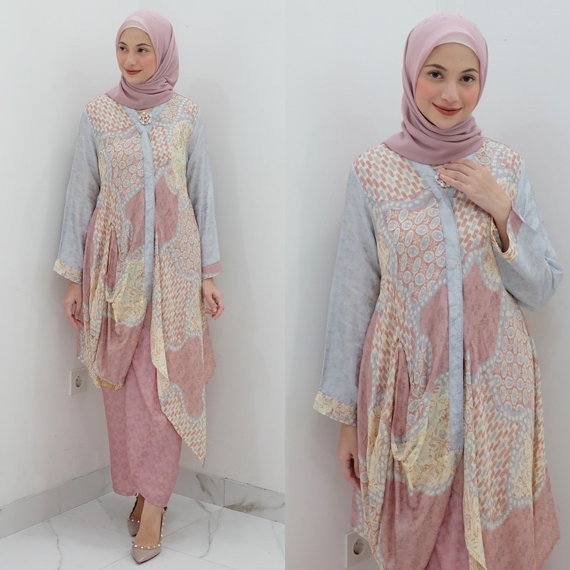 [NEW] SALE Original Sarah The Label Malika Series Setelan Pastel Pink Untu Biru Muda Peach Purple Li