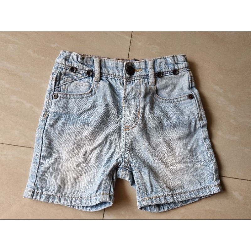 celana pendek jeans anak bayi 1 tahun - 2 tahun ZARA baby boy