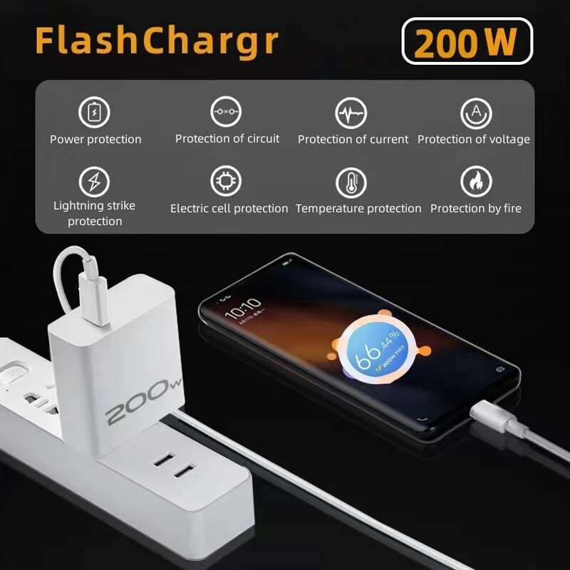 VIVO iQoo Kabel Data Cable Type-C to Type-C 200W 10A 1.5M Original