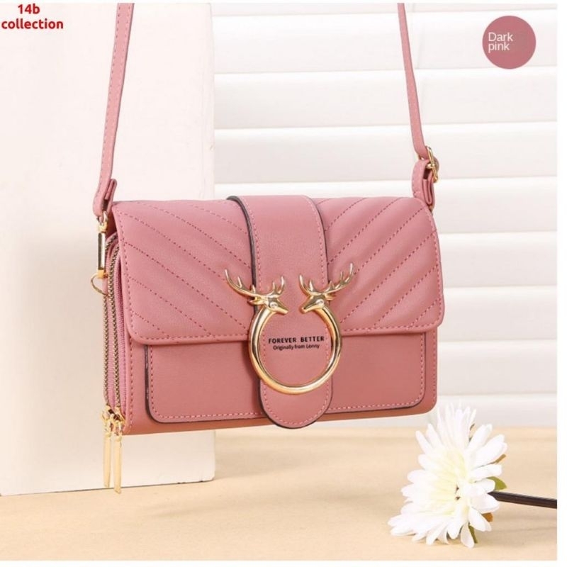 Tas Salempang Wanita Model Rusa Kembar Tas Salempang Wanita Terbaru 2023 Tas Salempang Wanita Model 