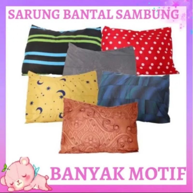 sarung bantal sambung lusinan pakat usaha 12piss