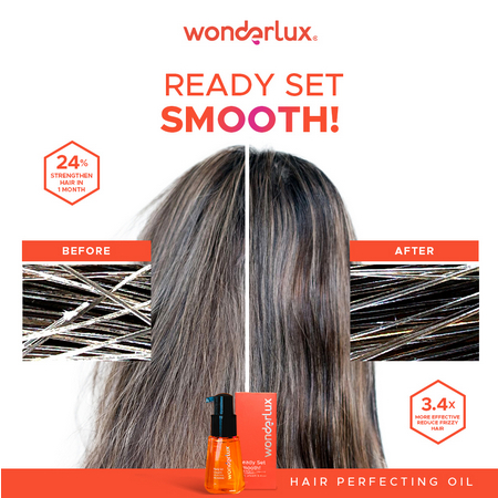 ❤️READY❤️BEST SELLER WONDERLUX HAIR SERUM HAIR OIL 75 ml x Azarine Instant Showstopper II Ready Set Smooth