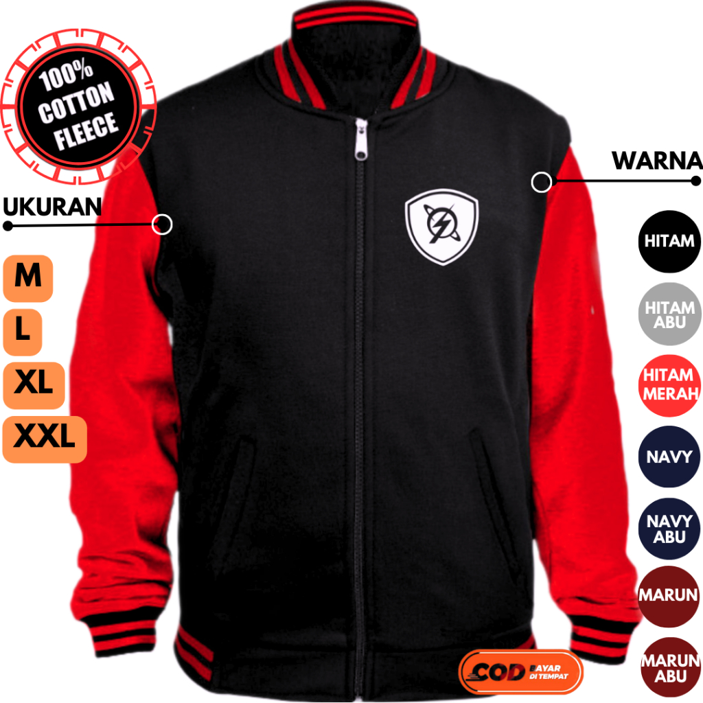 Jaket Baseball Keren Planetsurf Pria wanita Cowo Cewe Original 100% Premium Branded Import Korean St