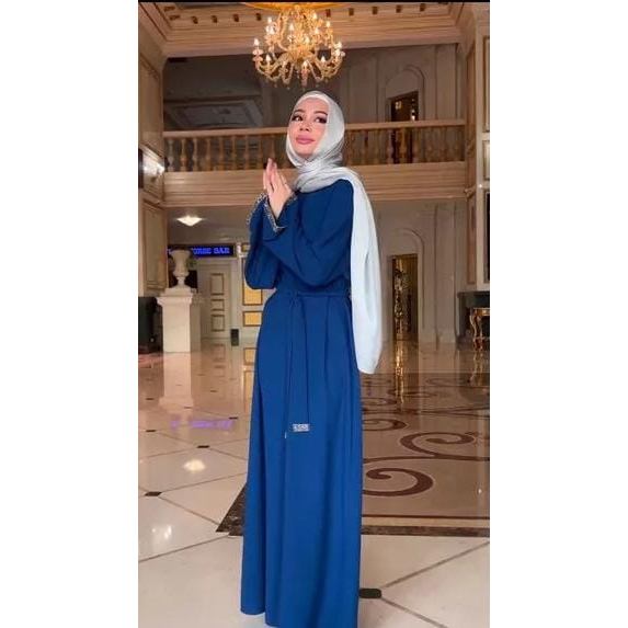 Gamis Jumbo Terbaru Baju muslim Wanita Dress Kekinian Abaya Turki LD 100 110 120 130 140 Rumaisha