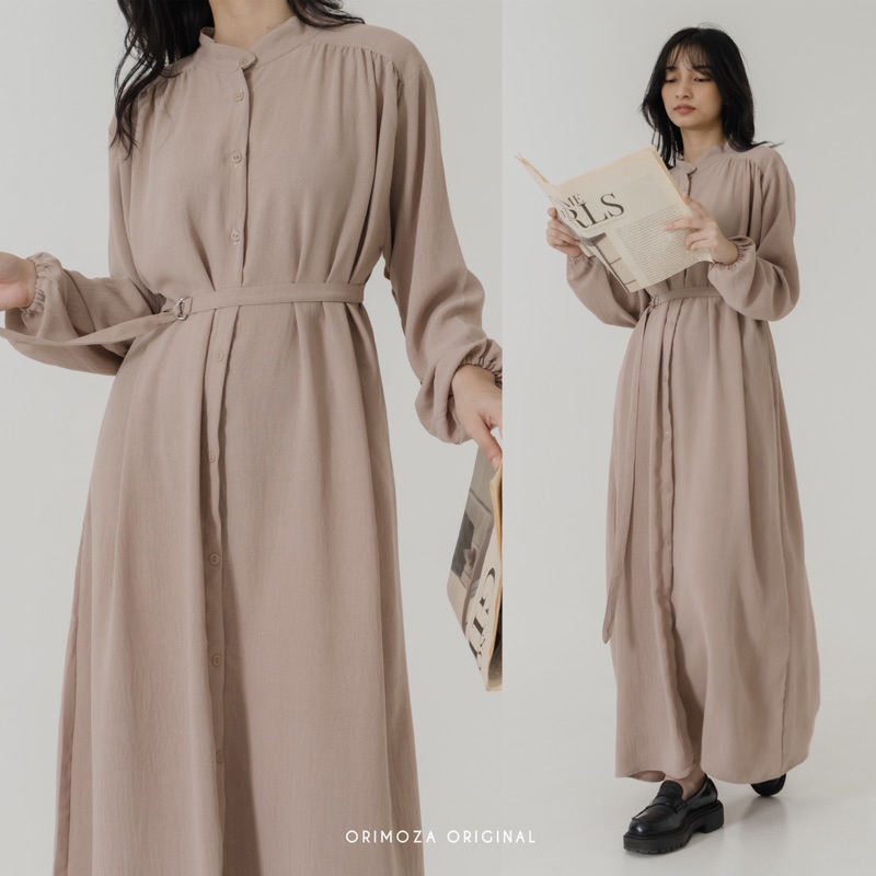 Kesya dress wanita crinkle airflow