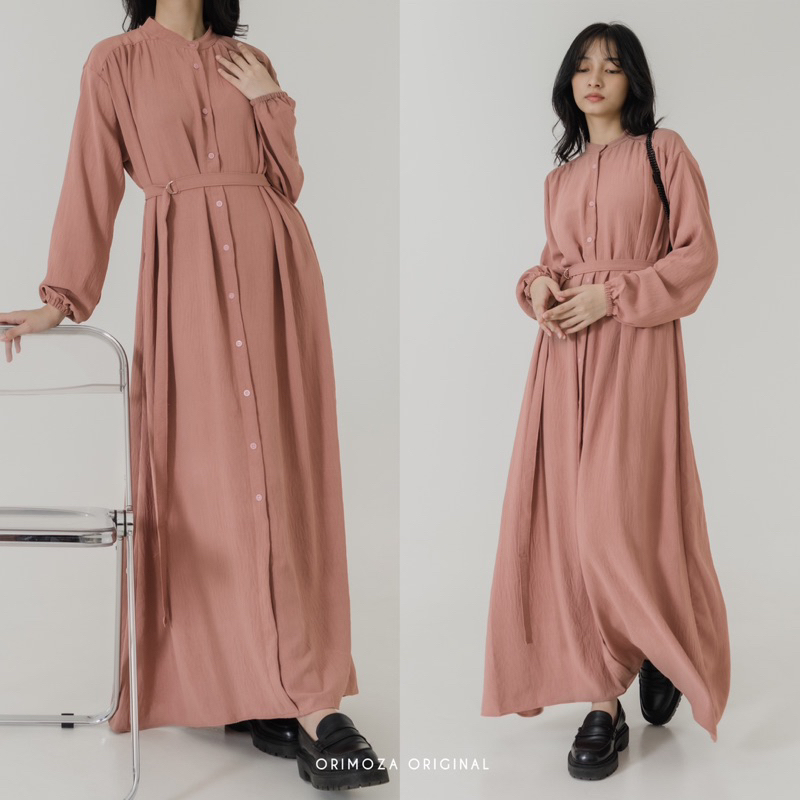 Kesya dress wanita crinkle airflow