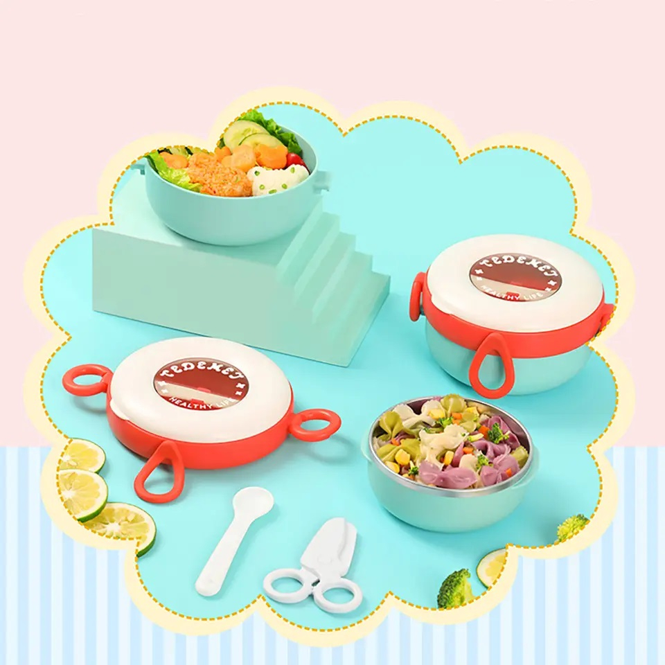 KOTAK MAKAN 960ML BABY CUP BOWL TEDEMEI 6775 NEW