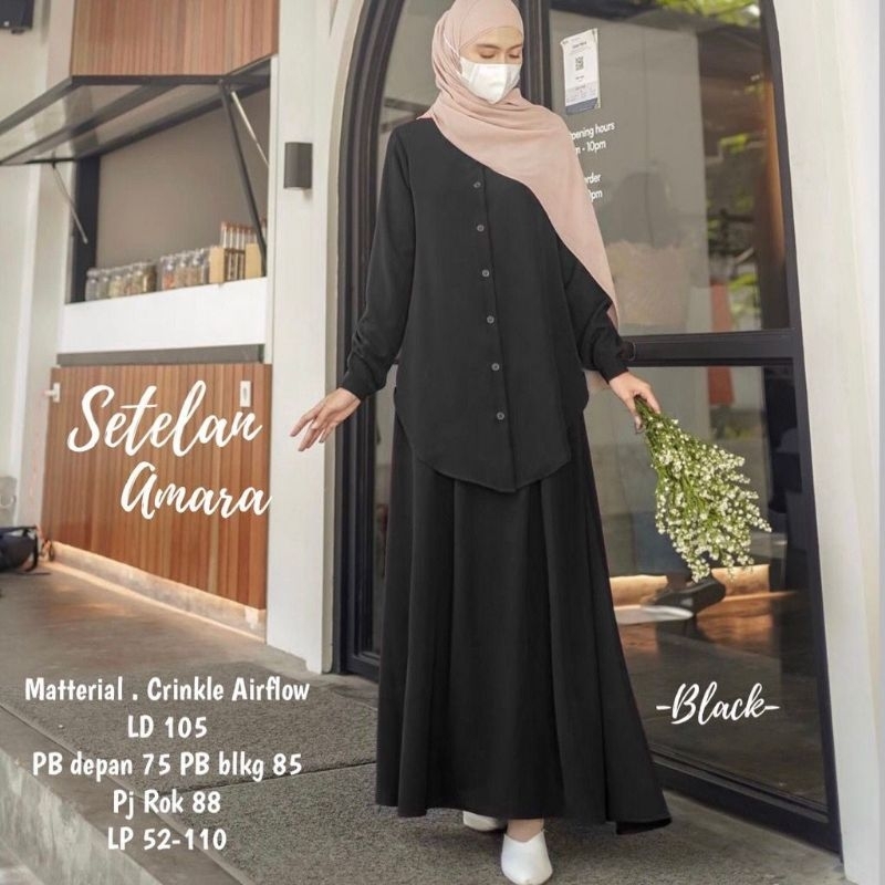 Fashion MUSLIM, baju wanita, baju stelan wanita, setelan, stelan, Baju stelan, fashion wanita, one set. Setelan Amara