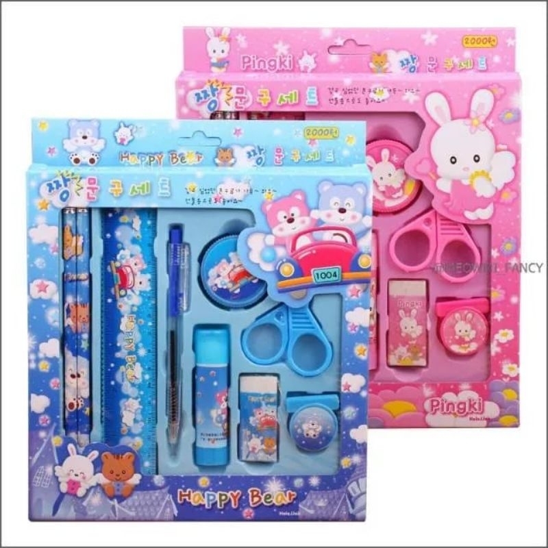 

set perlengkapan alat tulis anak
