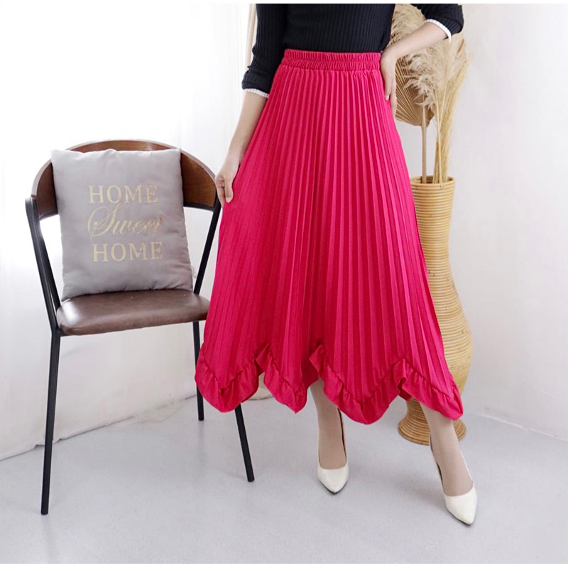 pleats skirt kriwil