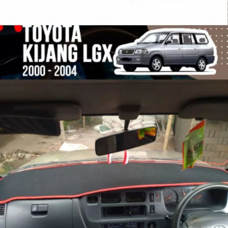 Cover Dashboard, Karpet Pelindung Dashboard Kijang kapsul LGX, LX, KRISTA, SX, SSX, SGX Th 2000-2000