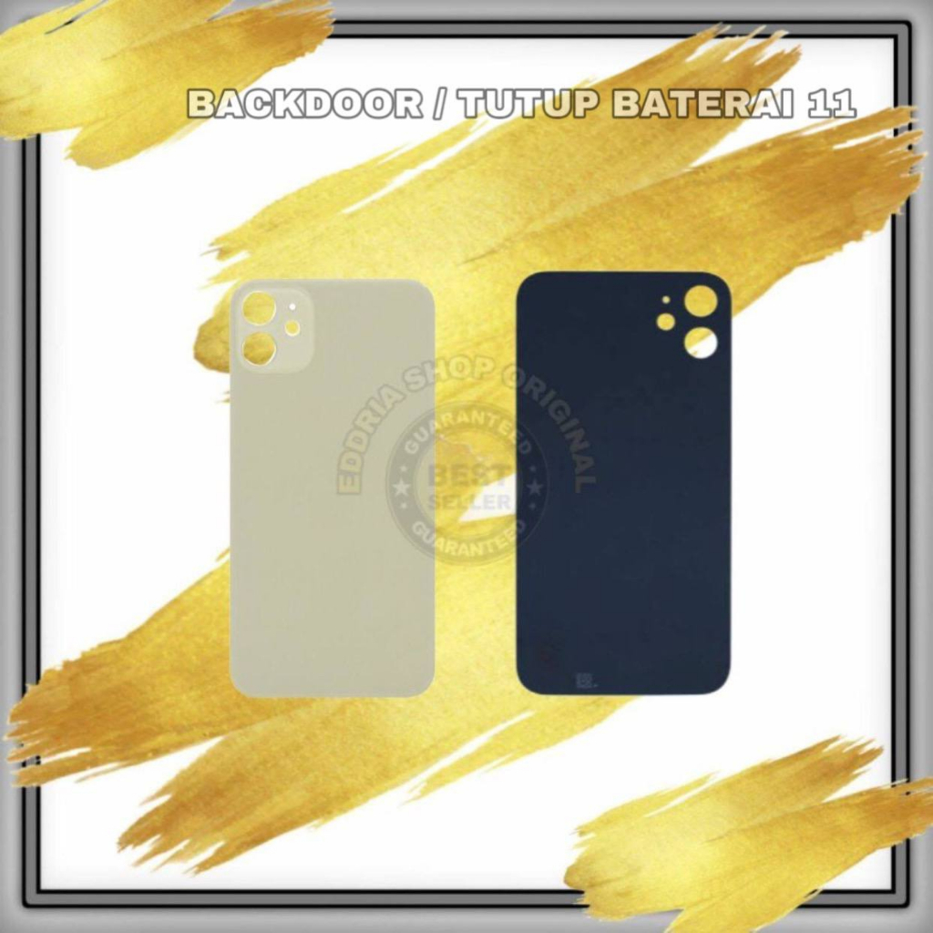 BACKDOOR  / TUTUP BATERAI / BACK COVER / BACK GLASS IP 11 ORIGINAL NEW