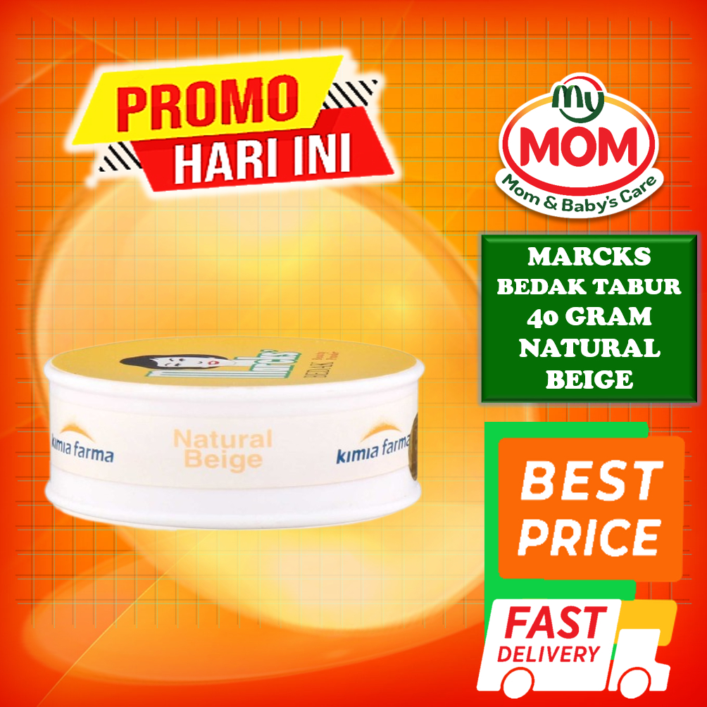 [BPOM] Marcks Bedak Tabur Classic 40gr / Marck's Bedak Tabur Wajah / Loose Powder / MYMOM