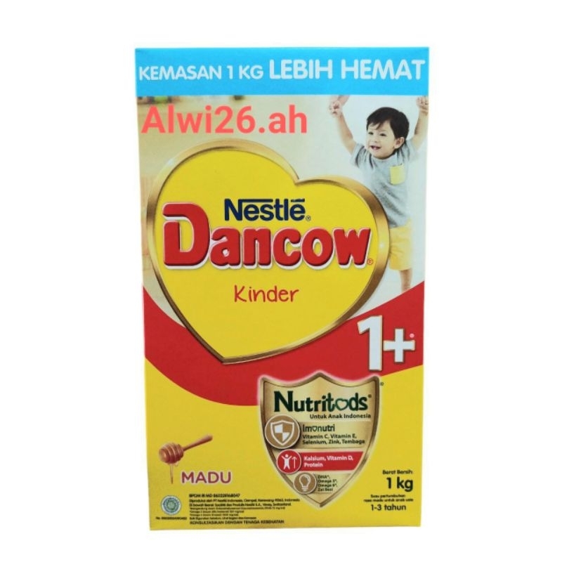 Dancow 1+ &amp; 3+ &amp; 5+ madu/vanila 800gr/ 1kg