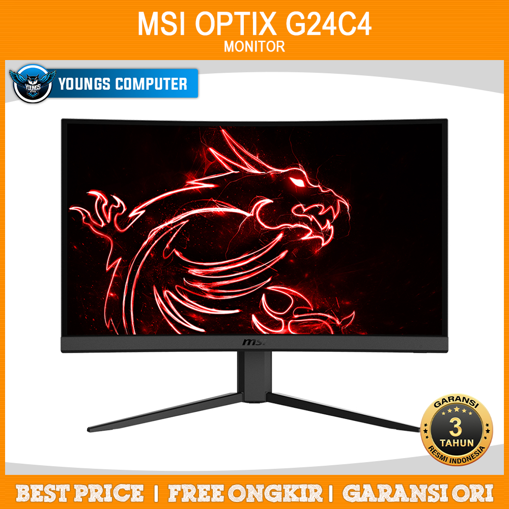 MSI G24C4 CURVED 144Hz 1ms MONITOR GAMING 24&quot;