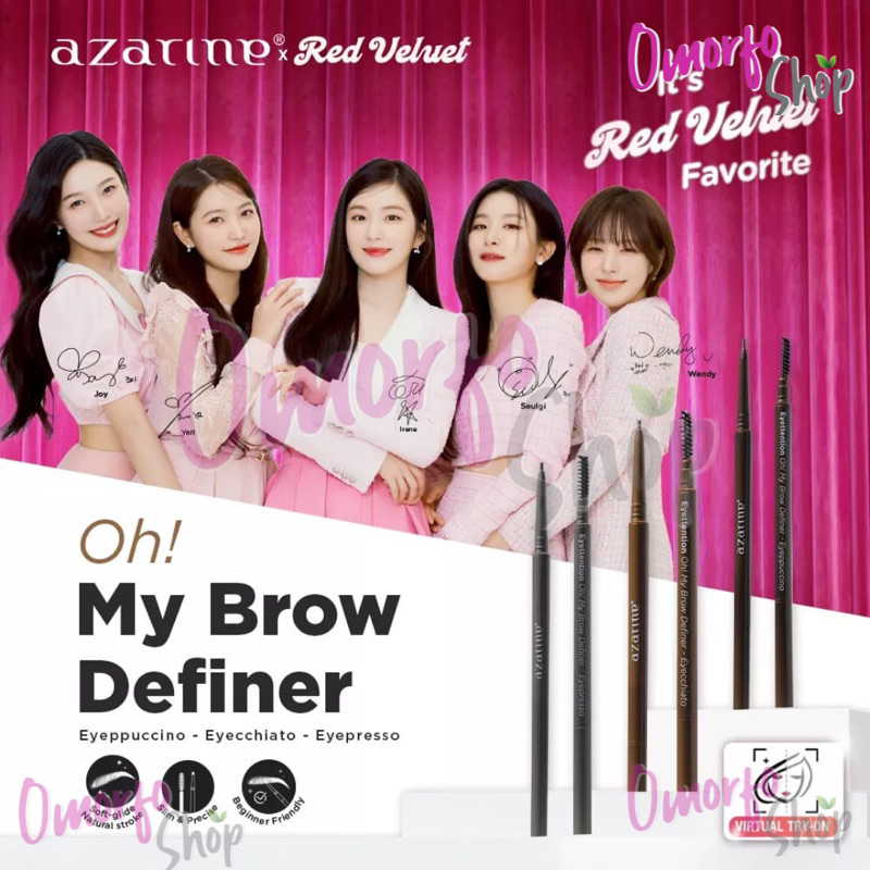 BISA COD - Azarine Oh! MY BROW DEFINER 0.06gr - PENSIL ALIS AZARINE