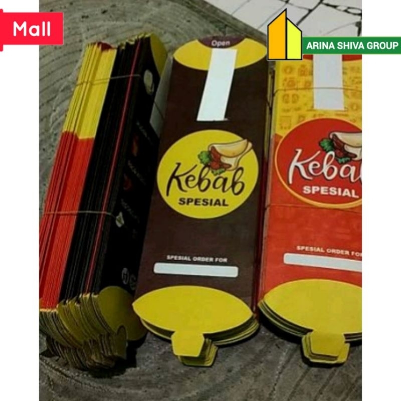 

100 LEMBAR KERTAS KEBAB TARIKAN UKURAN 25 × 9,5 CM HIGH QUALITY PAPER CRAFT TEBAL PRODUK TERBARU | KOTAK KEBAB KEKINIAN | DUS KEBAB VIRAL TIKTOK | KEMASAN KEBAB KEKINIAN | BOX KEBAB VIRAL | ARINA SHIVA GROUP 5993
