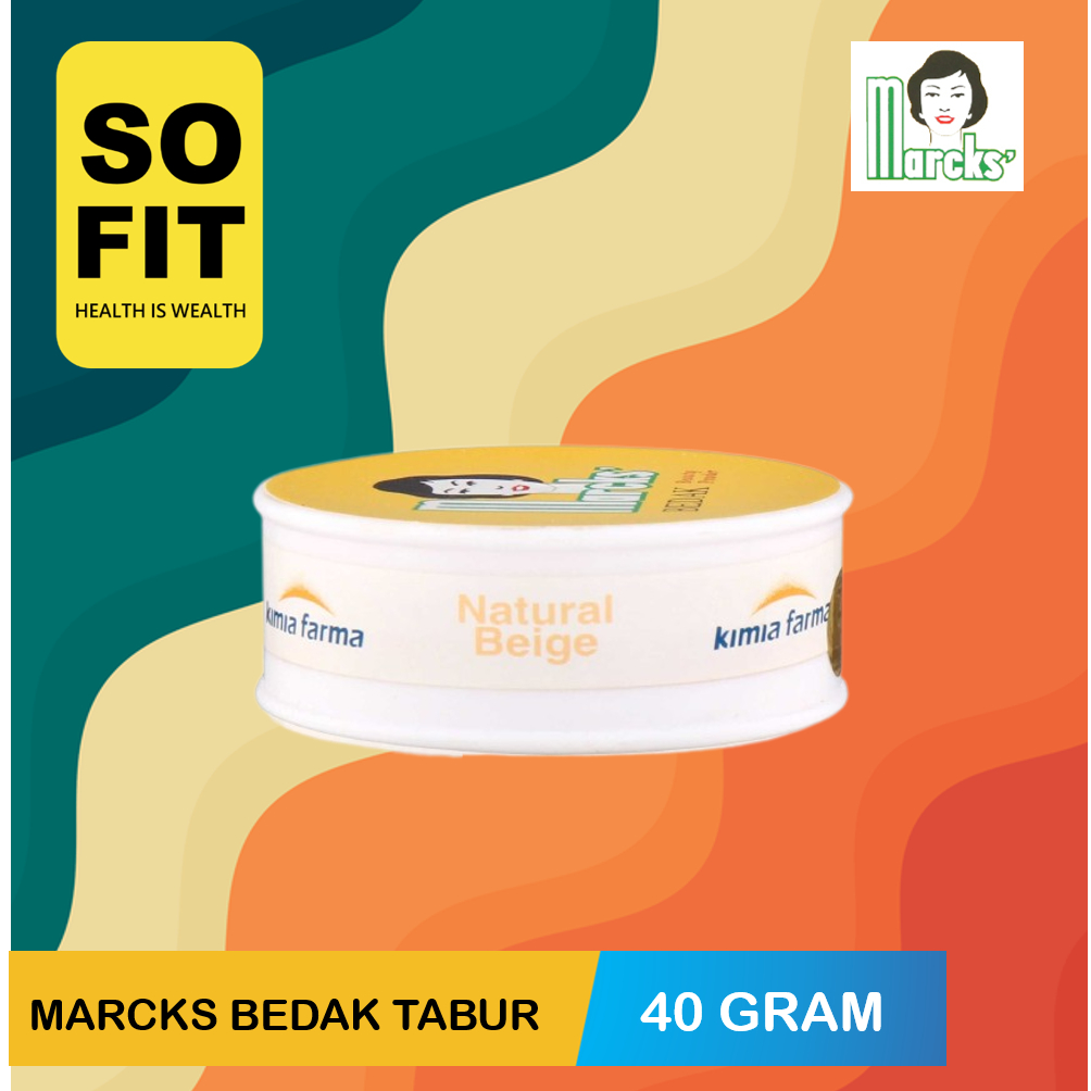 Marcks Bedak Tabur Classic 40gr / Marck's Bedak Tabur Wajah / Loose Powder