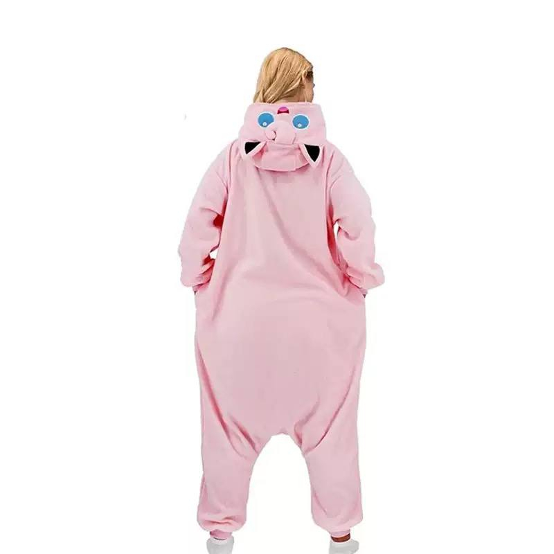 BAJU ONESIE KOSTUM JIGGLYPUFF PINK POKEMON PIKACHU PIYAMA KIGURUMI COSPLAY LUCU ANAK DAN DEWASA