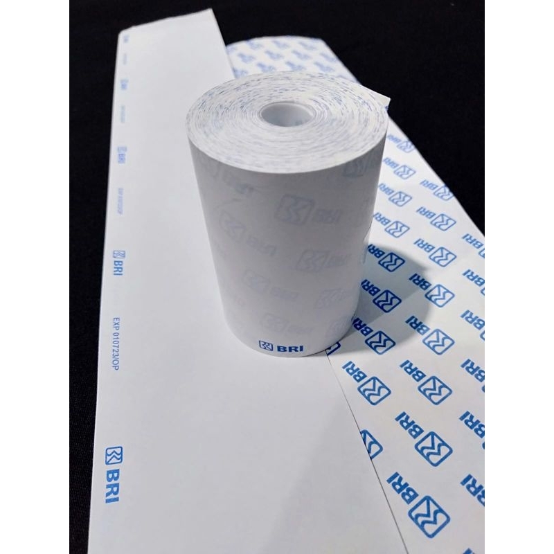 KERTAS THERMAL LOGO BRI 58/57X40 cocok untuk semua jenis printer mini/EDC bluetooth