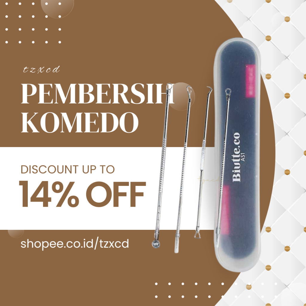 TZXCD - ALAT PEMBERSIH KOMEDO ALAT KOMEDO ALAT FACIAL ALAT PERAWATAN WAJAH PINSET KOMEDO PINGSET KOM
