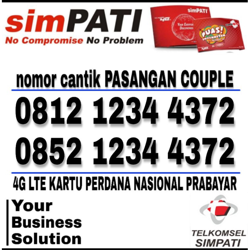 nomor cantik kartu prabayar kartu AS 4G LTE 808686 - 102020 - Tahun kelahiran