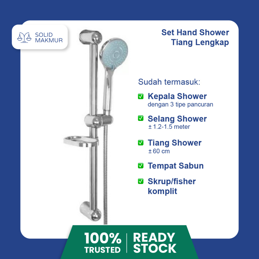 SET Tiang Shower Mandi | Hand Shower Tiang Set Lengkap | Tiang Mandi Shower Mandi
