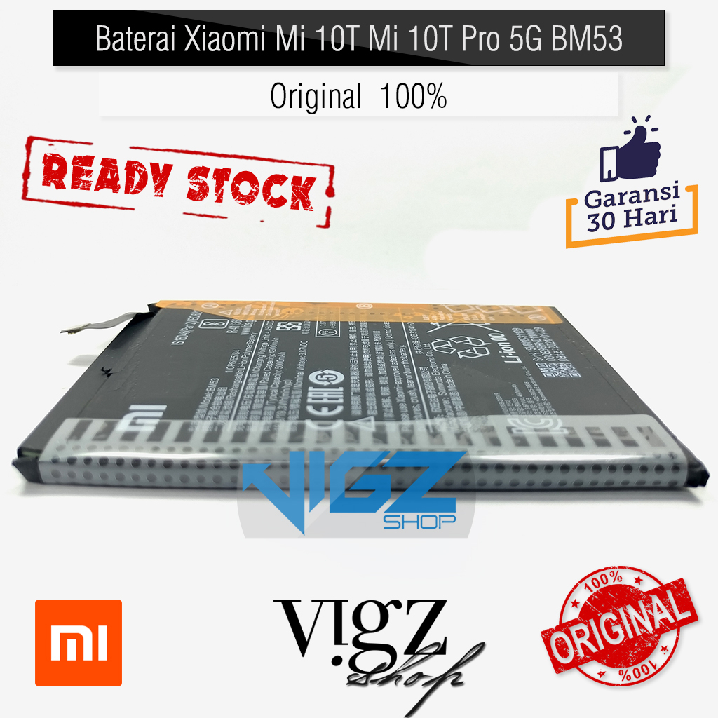 Battery Baterai Batre Xiaomi Mi 10T Mi 10T Pro 5G BM53 Original 100%