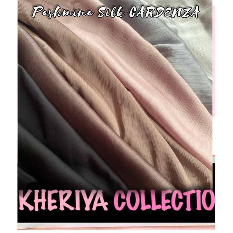 PASHMINA SILK CARDENZA/PASHMINA SATEN SILK PREMIUM/PASHMINA CARDENZA
