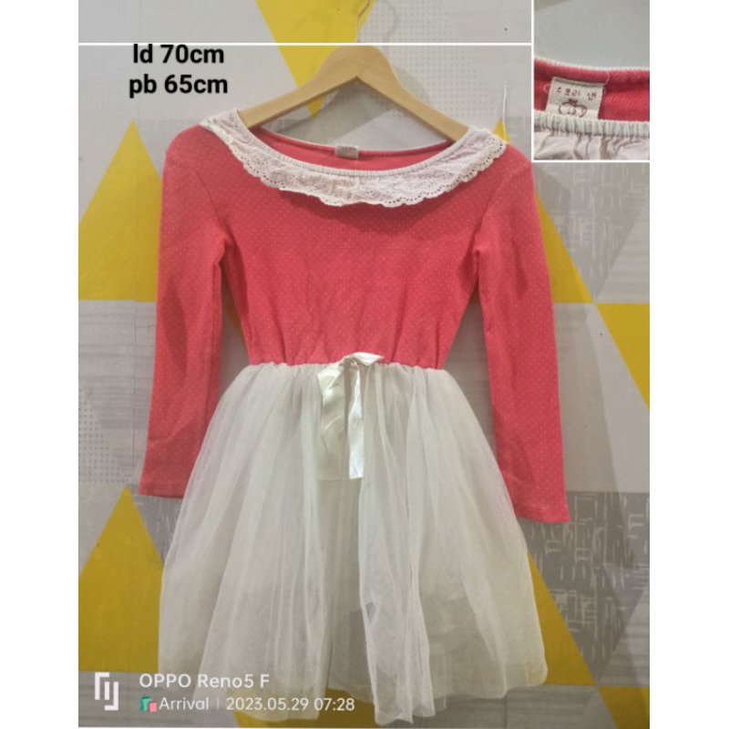 BAJU ANAK CEWEK GAUN ANAK DRESS ANAK