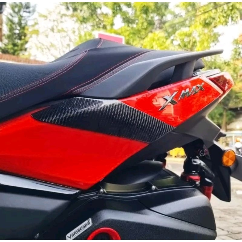 tail slider carbon kevlar new xmax 250 conected aksesoris Yamaha xmax new