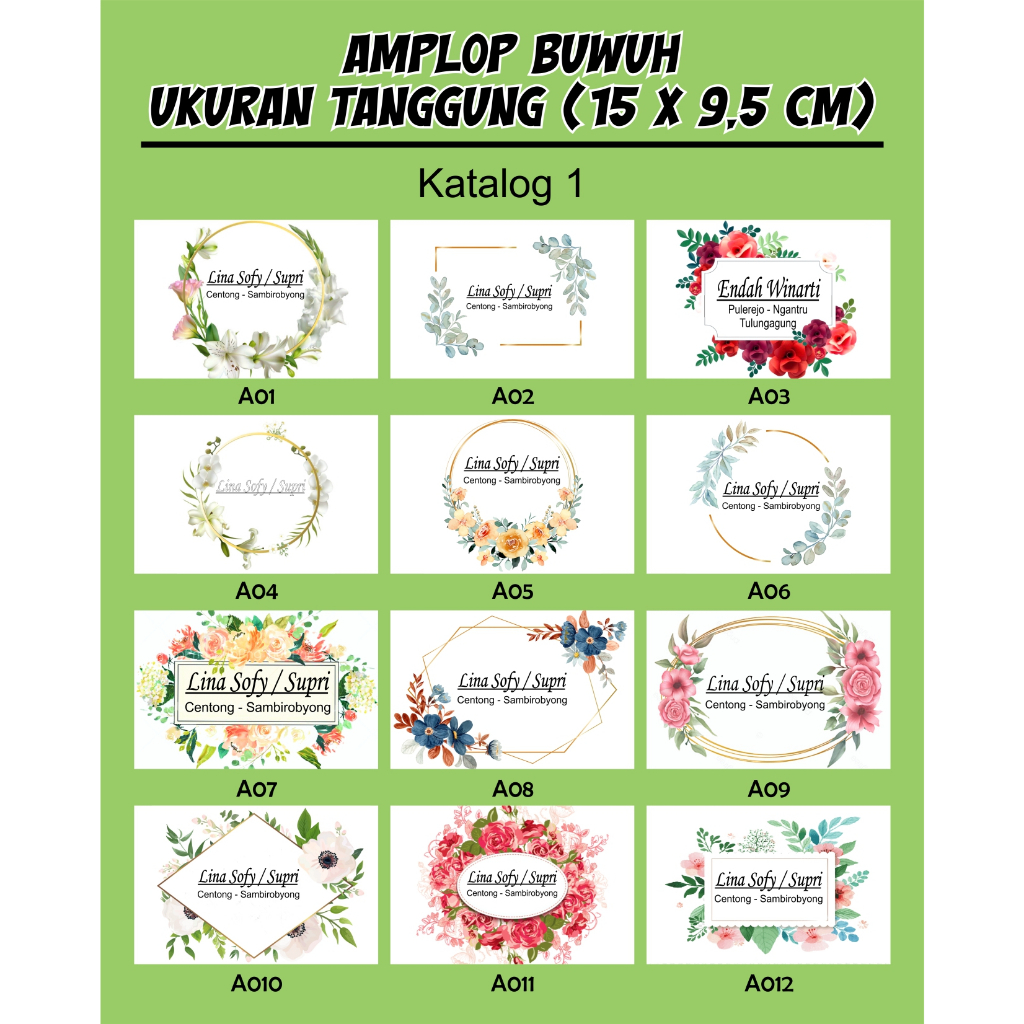 

AMPLOP TANGGUNG 01/AMPLOP BUWUHAN/AMPLOP BECEK/AMPLOP CUSTOM/AMPLOP KONDANGAN