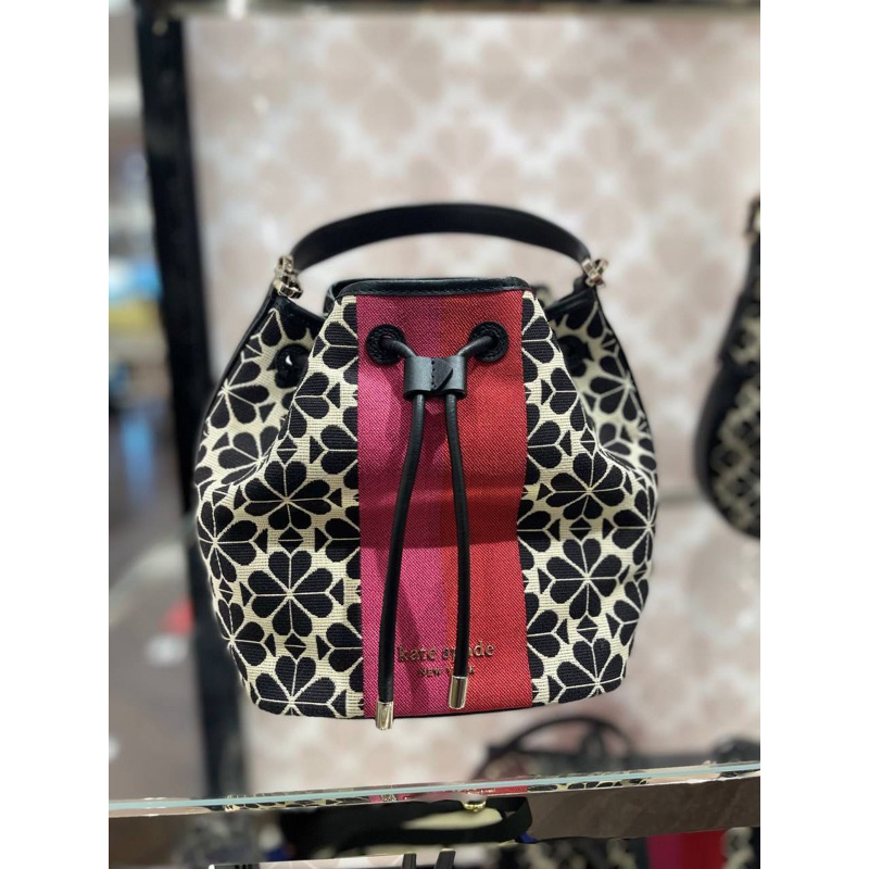 kate spade jacquard flower bucket