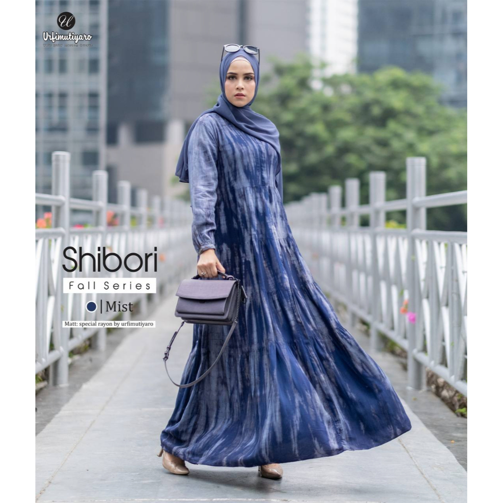 Shibori Fall Series - Mist - by @urfimutiyaro