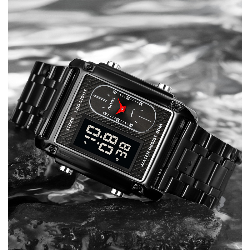 Jam Tangan Pria Rantai Skmei 1868 Jam Tangan Cowo Jam Cowok Jam Pria Jam Tangan Skmei Jam Tangan Rantai Jam Skmei