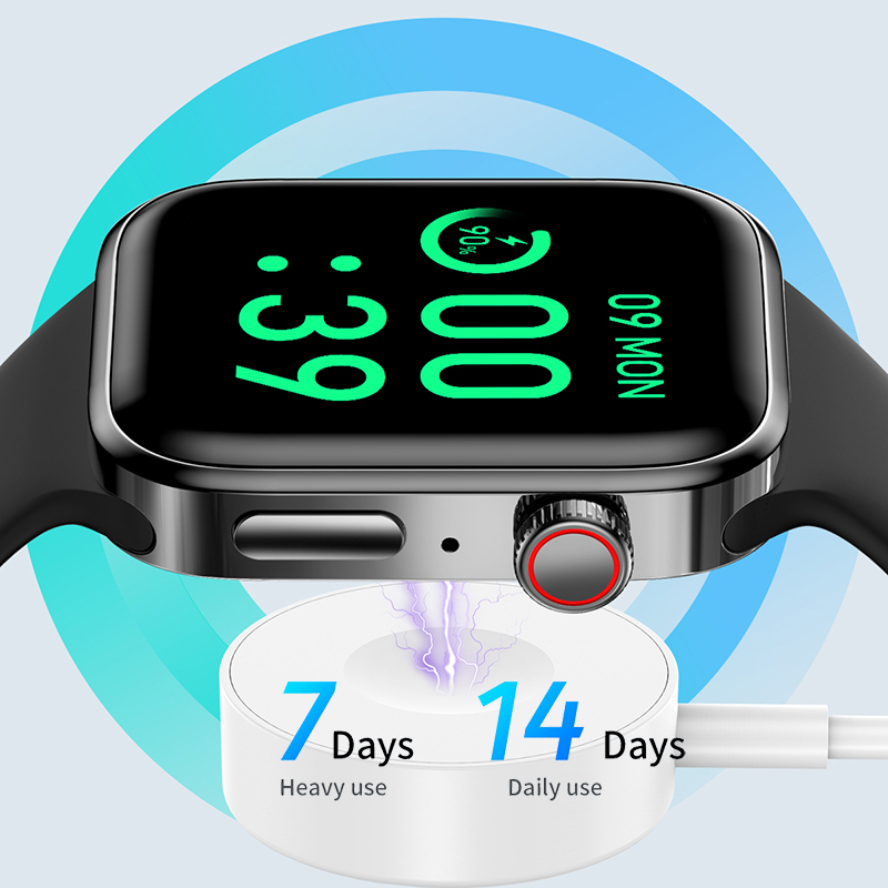 IWO Z56 Smart Watch PK i8 promax with NFC 1.99 inches Square Screen Bluetooth Call IP67 Waterproof Long Standby Watches Heart Rate Monitor Fitness Tracker