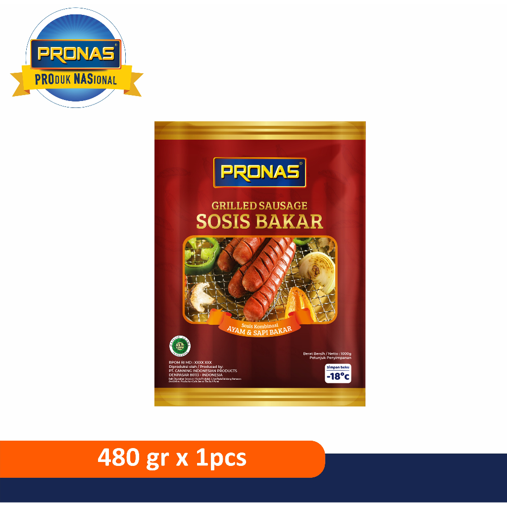 PRONAS Sosis Bakar Kombinasi 480 gr