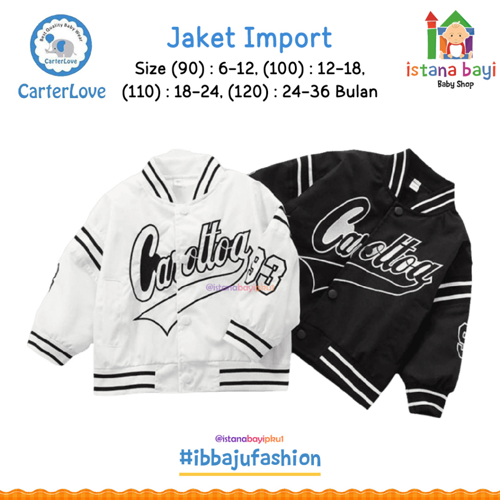 CarterLove Jaket Anak Import Parasut / jaket anak