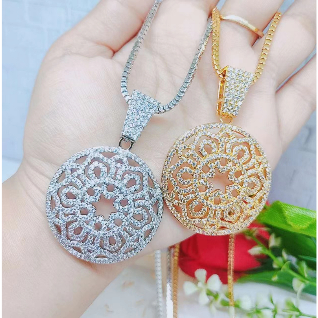 Kalung Xuping Permata Lapis Emas Perhiasan Fashion R128