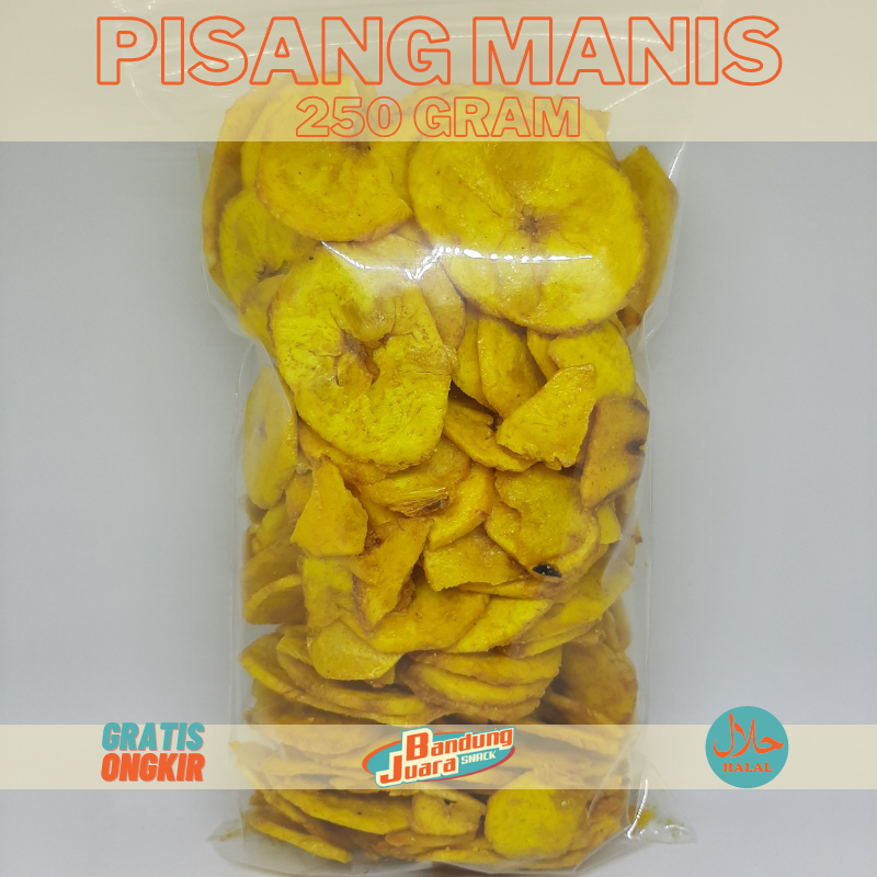 

Keripik Pisang Koin Manis 250 gr - 1 kg