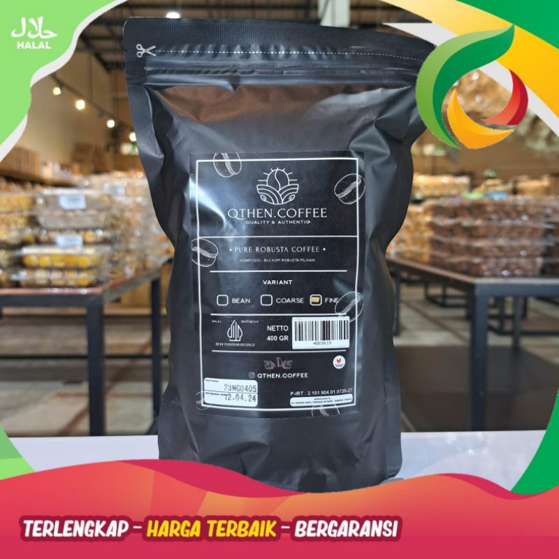 

Qthen Coffee 400gr khas Bangka