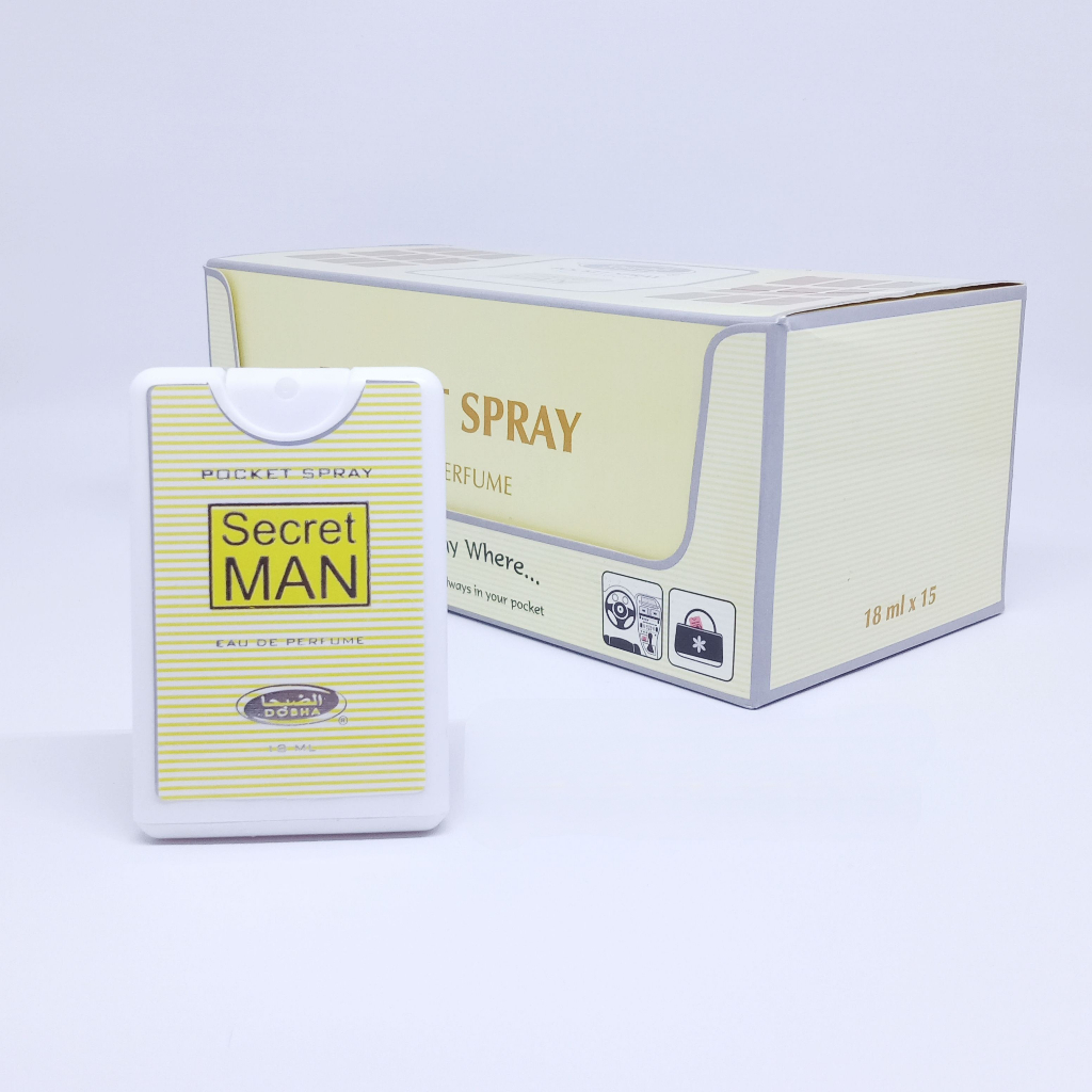 Parfum DOBHA Pocket Spray Aroma SECRET MAN 18ML Original