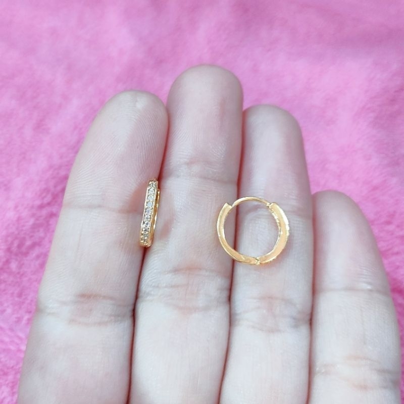 ANTING JEPIT DEWASA PERAK ASLI 925 LAPIS EMAS