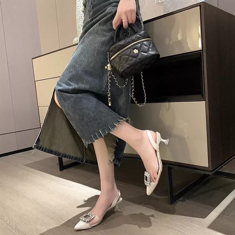 MYSTYLE Kasa Korea Design Heels Fashion Wanita Import